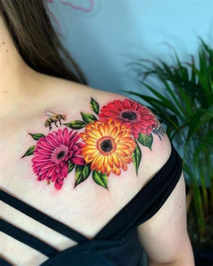 12+ Gerbera Daisy Tattoo Ideas To Inspire You alexie