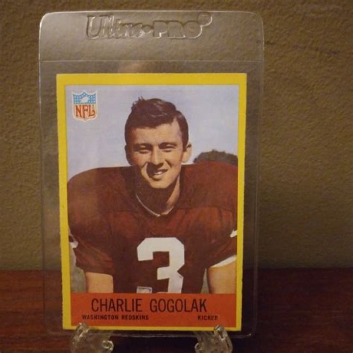 1972 Topps Football Charlie Gogolak Patriots Card 44 eBay