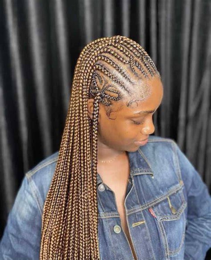 30 Half Fulani Tribal Braids Half Knotless Braids Hairstyles in 2022