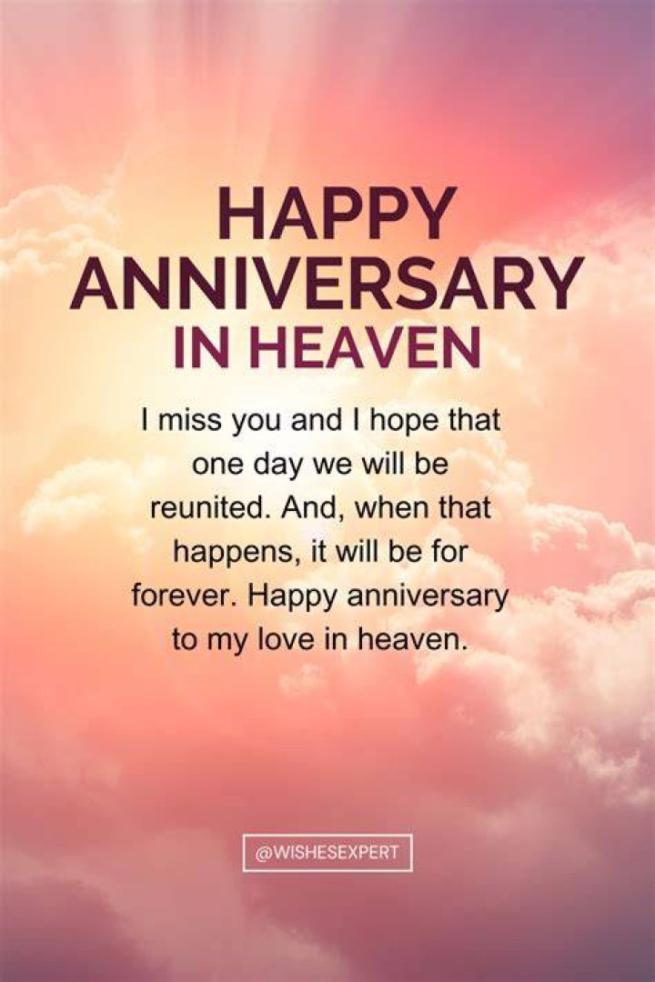 30 Happy Anniversary in Heaven Wishes