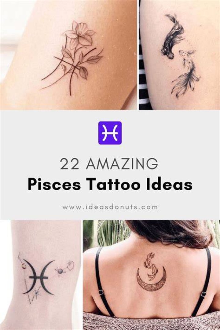40+ Pisces Tattoo Designs and Body Placement Ideas (With images