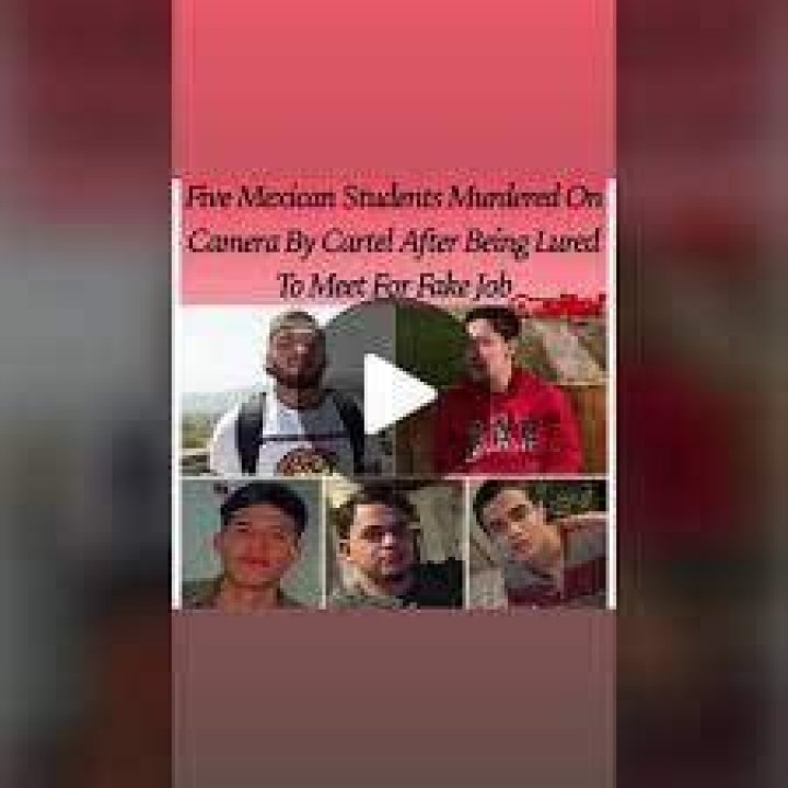 5 young men lured by fake job offer brutally murdered by Mexican drug