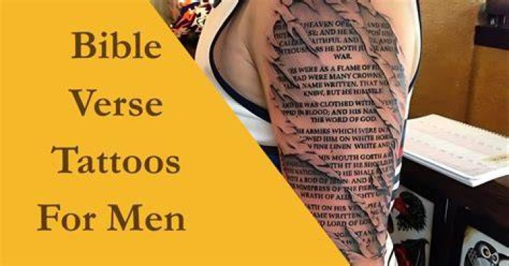 50+ Best Bible Verse Tattoos For Men (2019) Religious Quotes Tattoo