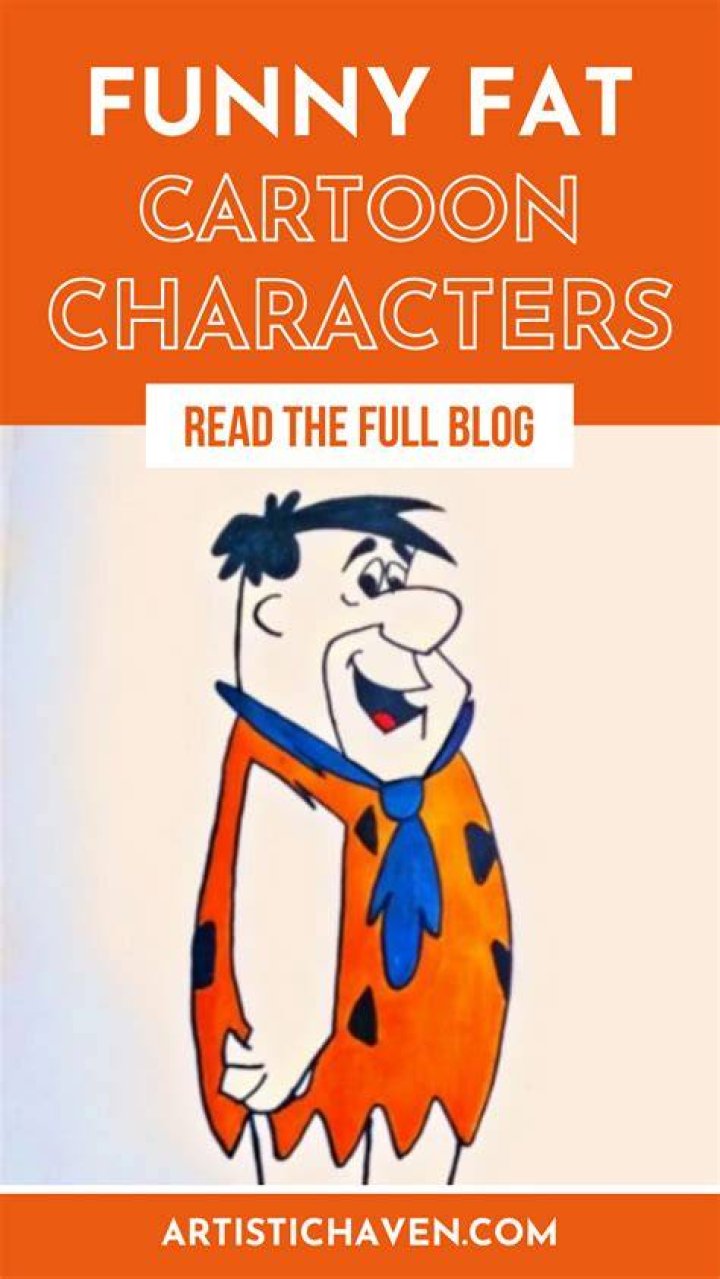 60 Funny Fat Cartoon Characters To Draw Artistic Haven