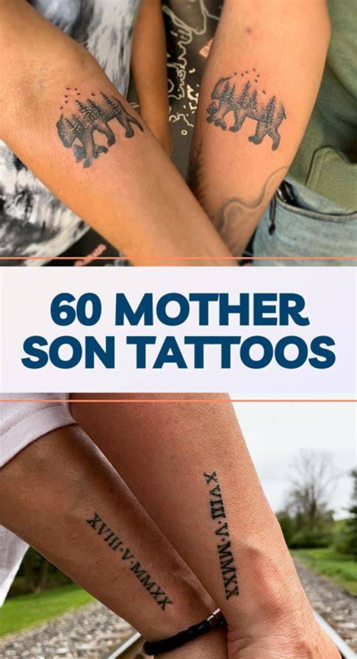 60 Mother Son Tattoos