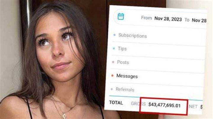 6,4 Millionen Dollar mit Onlyfans so schaffte es diese Influencerin
