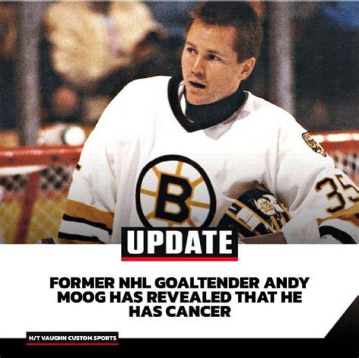 80s and 90s goaltender Andy Moog has just announced that he's got