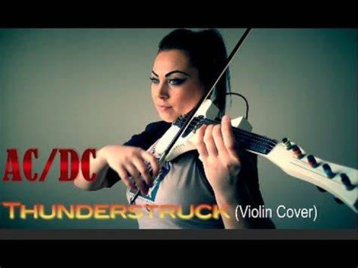 AC/DC - Thunderstruck (Violin Cover Cristina Kiseleff) - violin cover rock songs