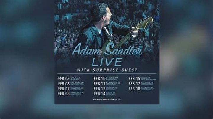 Adam Sandler Adds 2023 Tour Dates Ticket Presale Code & OnSale Info