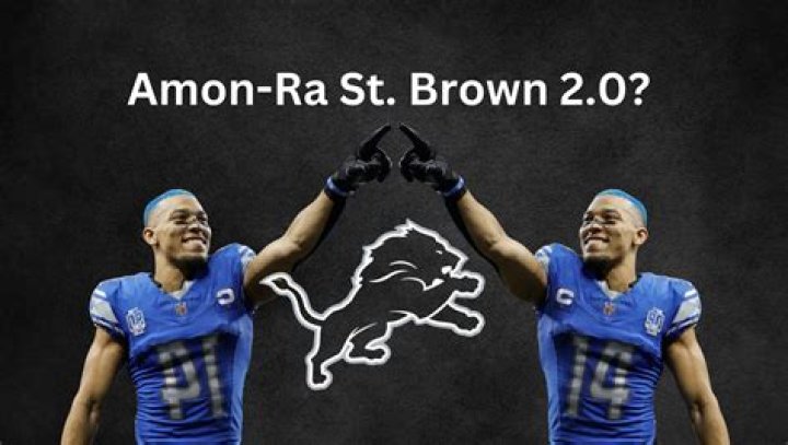 AmonRa St. Brown, the Sun God and Lions new WR1