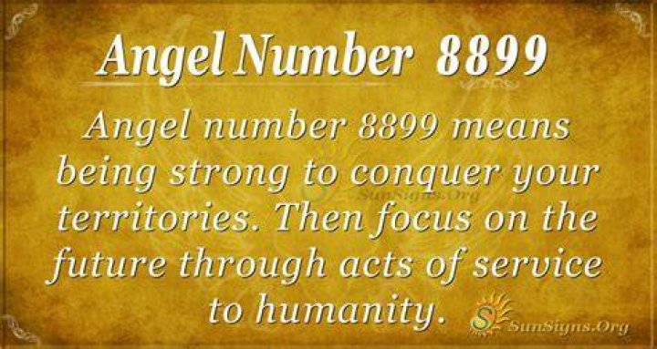 angel number 8899