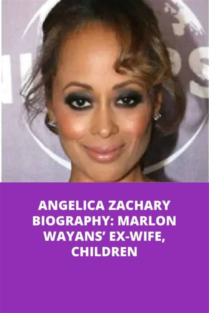 Angelica Zachary Biography Marlon Wayans' ExWife, Children