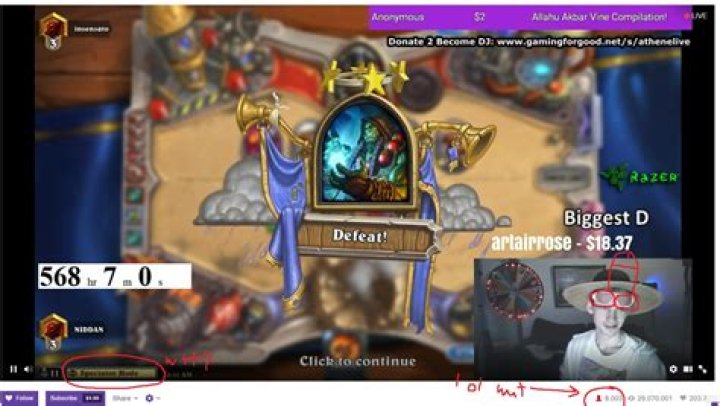 Athene Viewbotting World Record Longest Interactive Stream Tramah