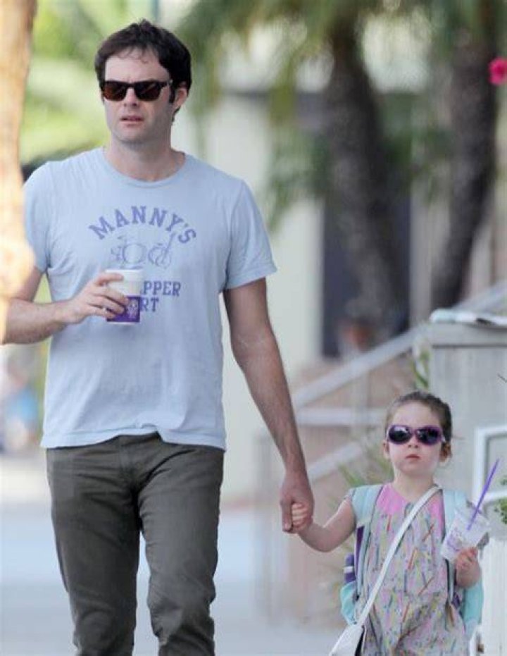Bill Hader Strolls With Daughter Hannah Celeb Baby Laundry