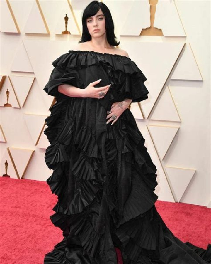 Billie Eilish Oscars 2022 red carpet