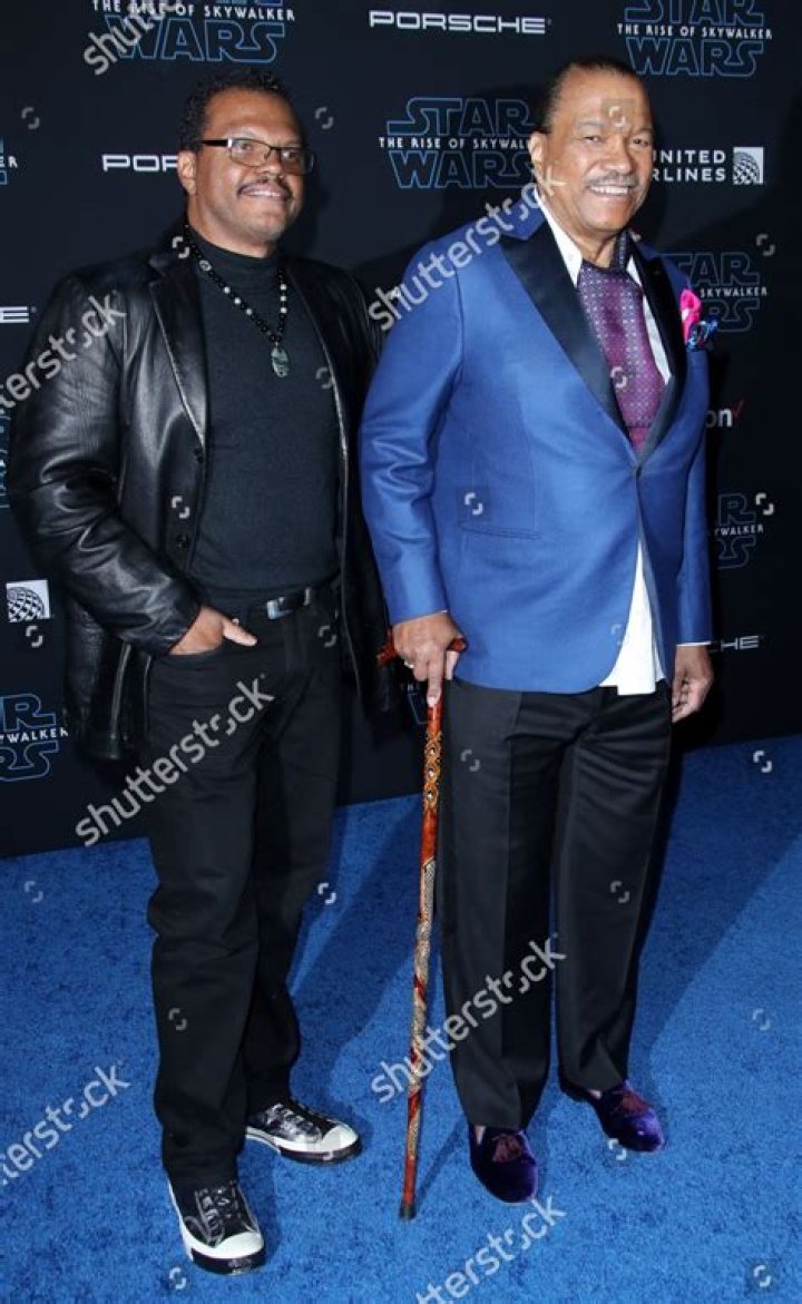 Billy Dee Williams His Son Corey Editorial Stock Photo Stock Image