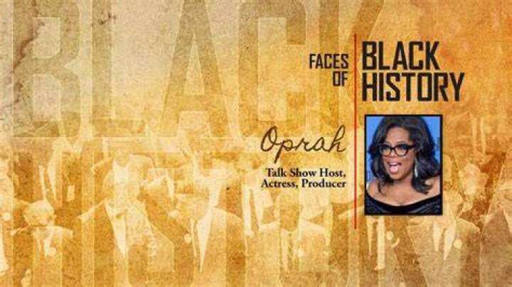 Black History Month Oprah Winfrey