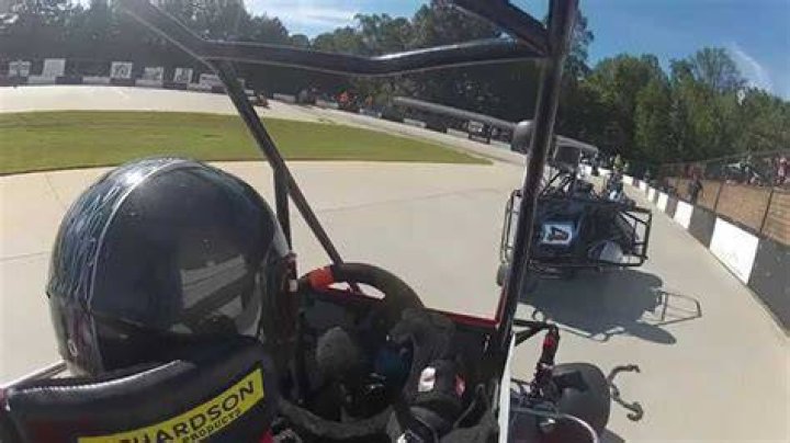 Bryce lapping the field w a flip Quarter Midget Racing MAQMA Oct 4 2014