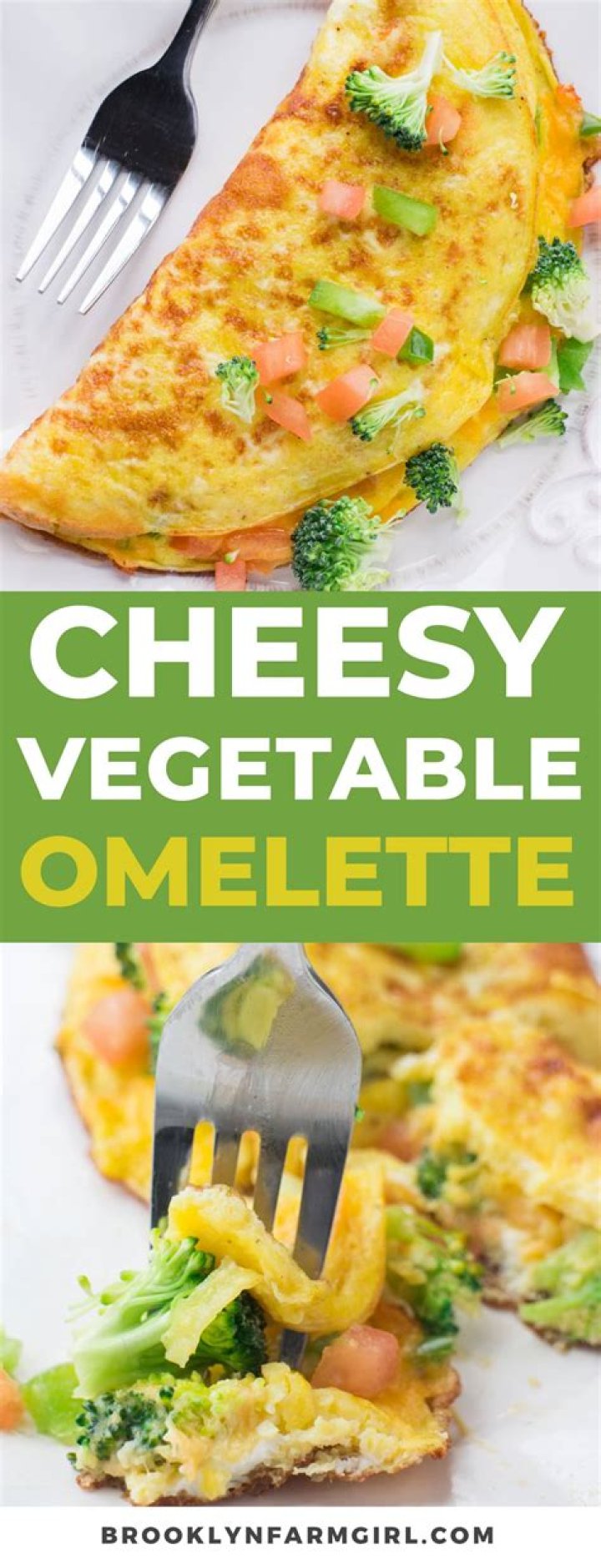 Cheesy Vegetable Omelette Brooklyn Farm Girl