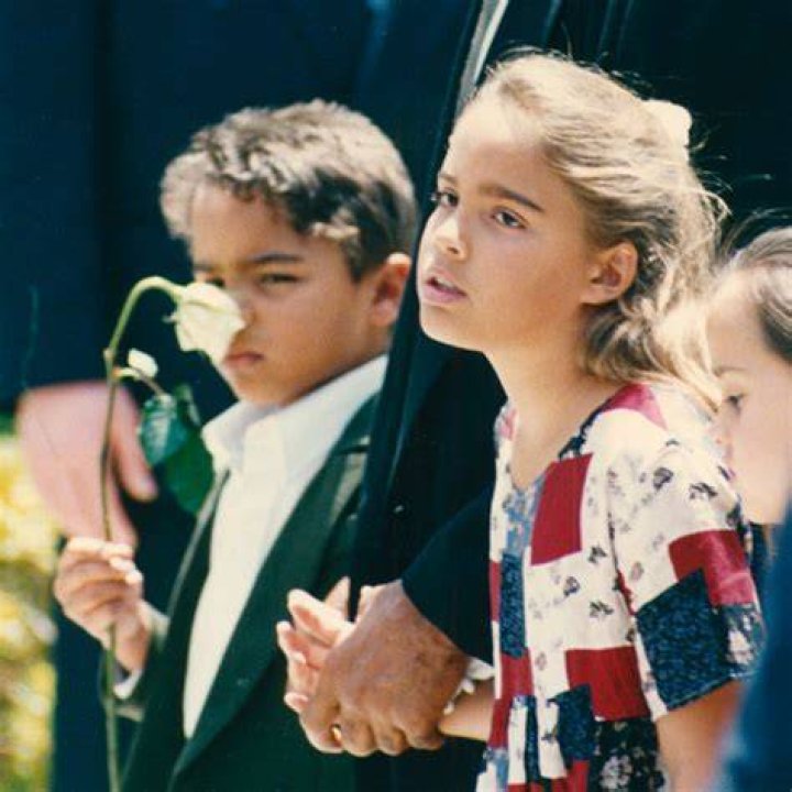 childhood picture Sydney Brooke Simpson with father O. J. Simpson
