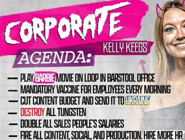 Corporate Kelly Keegs (A Nasty Woman Who Hates Jail) Will Ruin Barstool