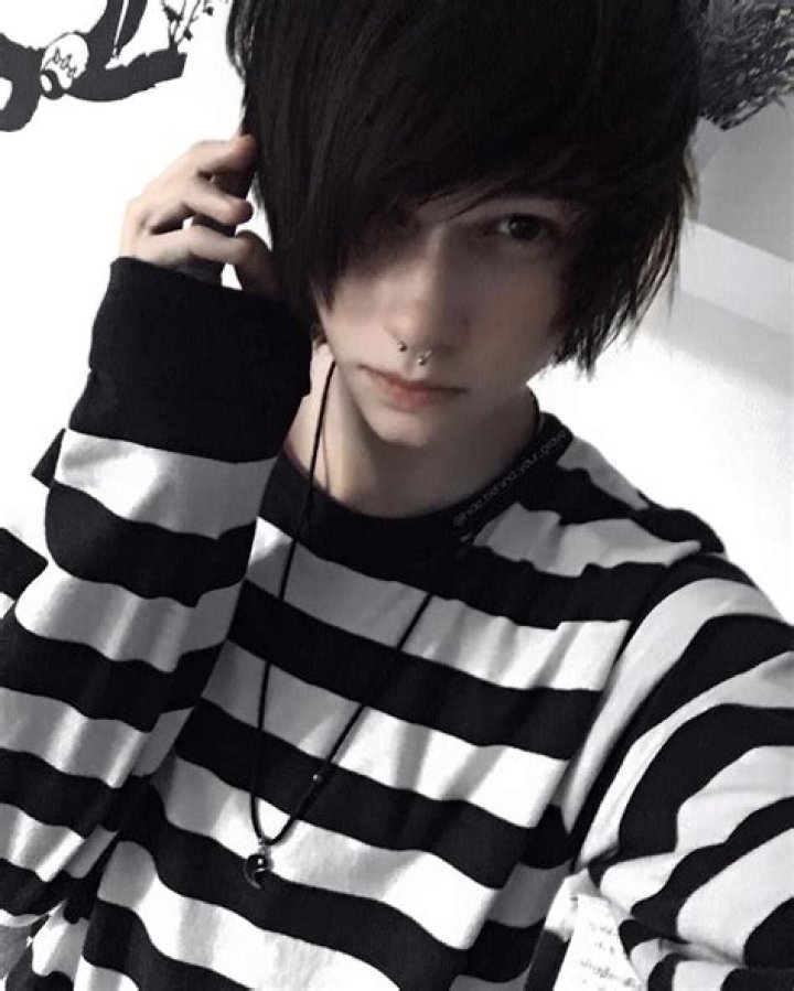 Cute EMO Boy Cute emo boy, Cute emo, Kitten drawing