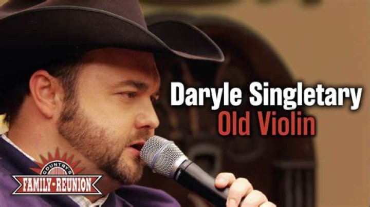 Daryle Singletary Old Violin (March 10, 1971 February 12, 2018