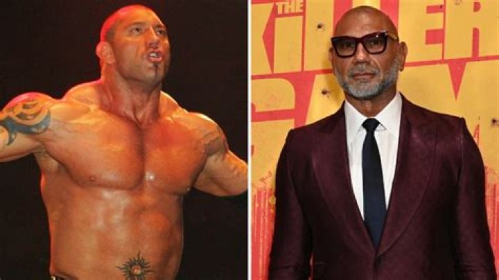Dave Bautista (WWE Superstar Batista) and his wife Sarah Jade at the