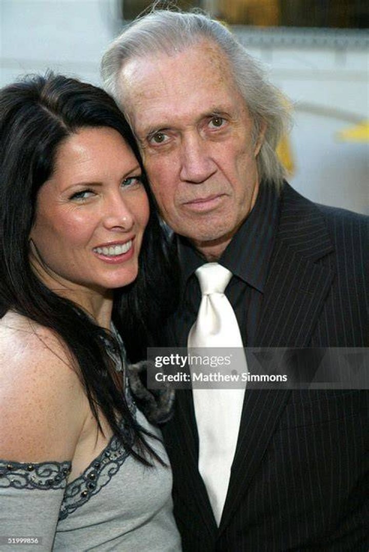 DAVID CARRADINE & ANNIE BIERMAN ATTEND THE 'KILL BILL VOL.1' FILM