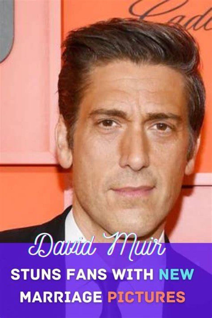 David Muir Stuns Fans With New Marriage Pics in 2022 David muir