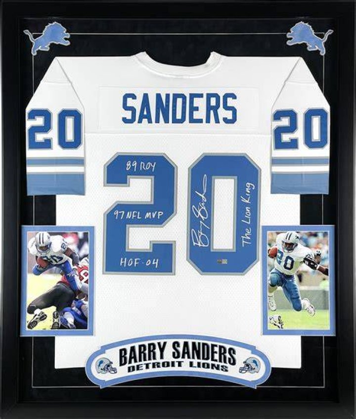 Detroit Lions Barry Sanders Touchdown Wire