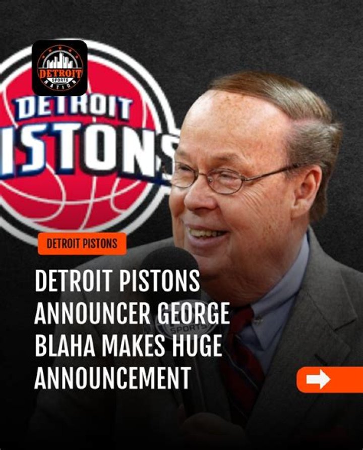 Detroit Pistons Blaha's heart bypass surgery a success