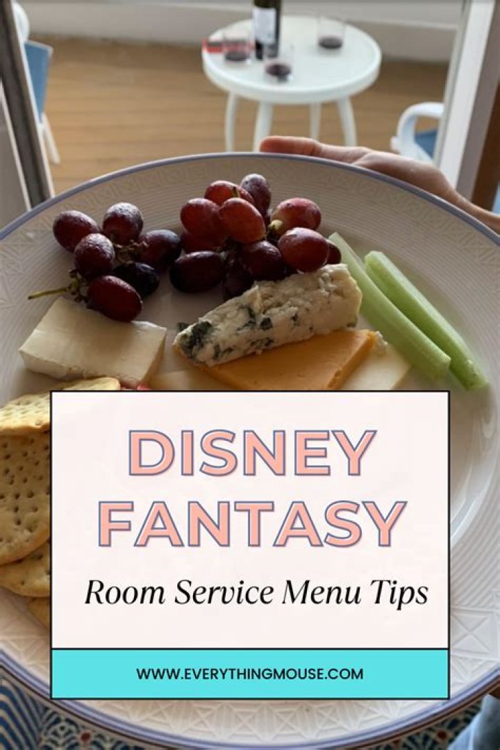 Disney Fantasy Room Service Menu Essentials EverythingMouse Guide To