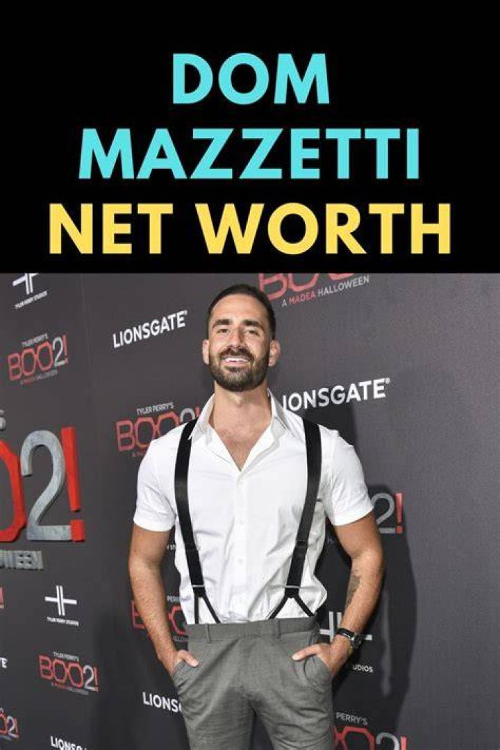 Dom Mazzetti Net Worth