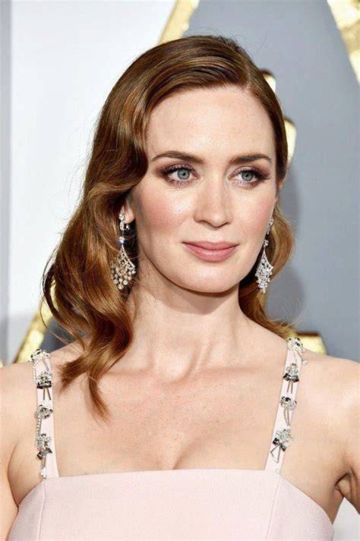 emily blunt oscars 2016 makeup rose gold eyes Emily blunt, Celebrity