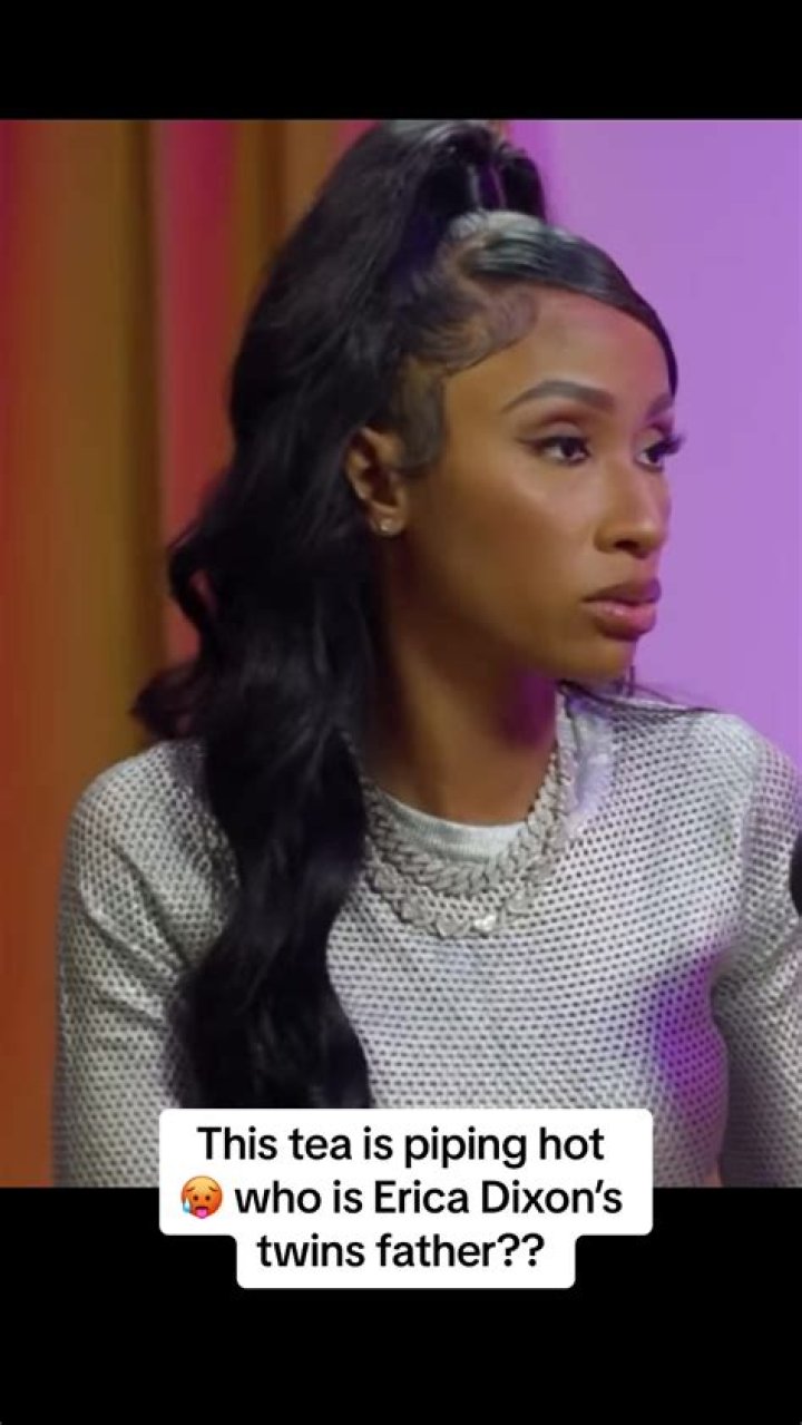 Erica Dixon Dispels Rumors That Rotimi Is The Father Of Her Twins! 😳