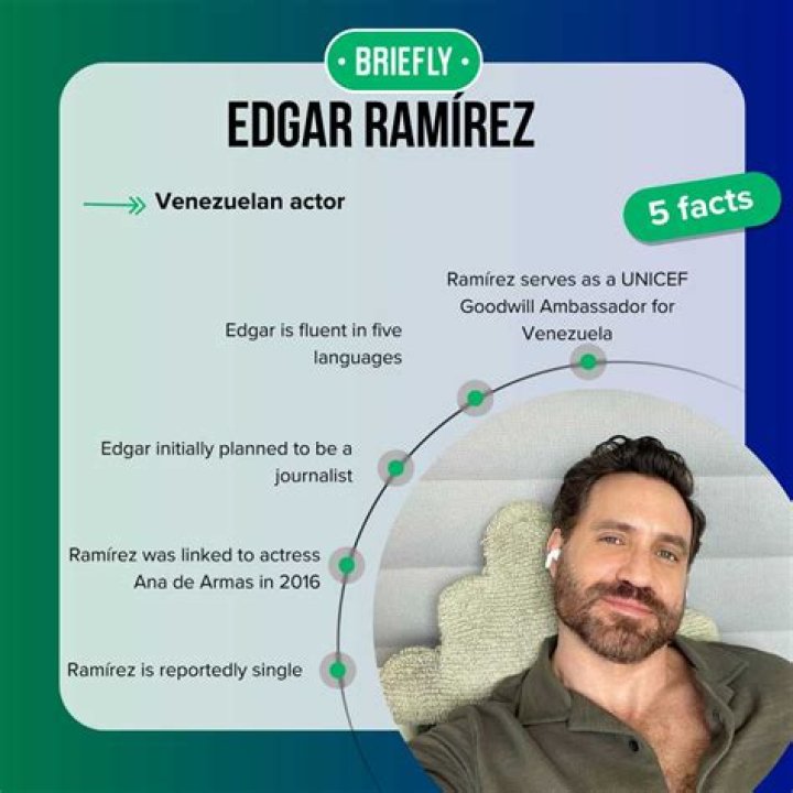 Exploring The Relationship Status Of Edgar Ramirez