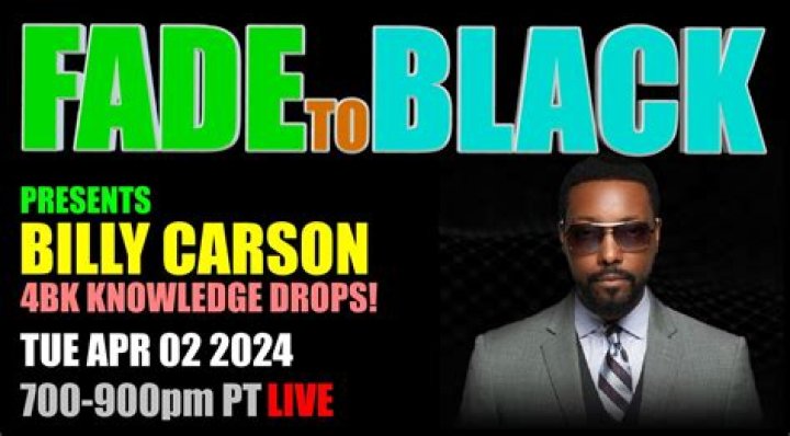 Fade To Black Billy Carson June 29th Jimmy Church Radio