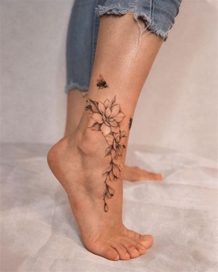 Foot and Leg Tattoos 19 Celebs With Tattooed Feet and Ankles
