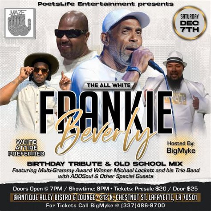 Frankie Beverly Birthday