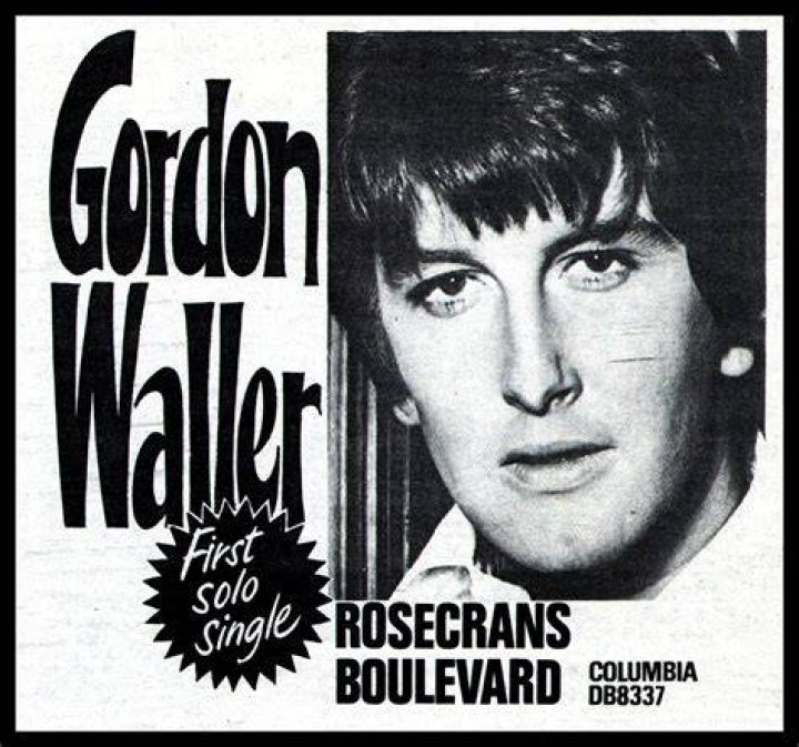 FROM THE VAULTS Gordon Waller born 4 June 1945
