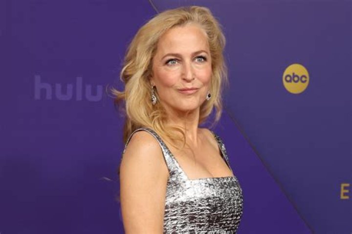 Gillian Anderson's Golden Globes dress featured vaginas with saucy G