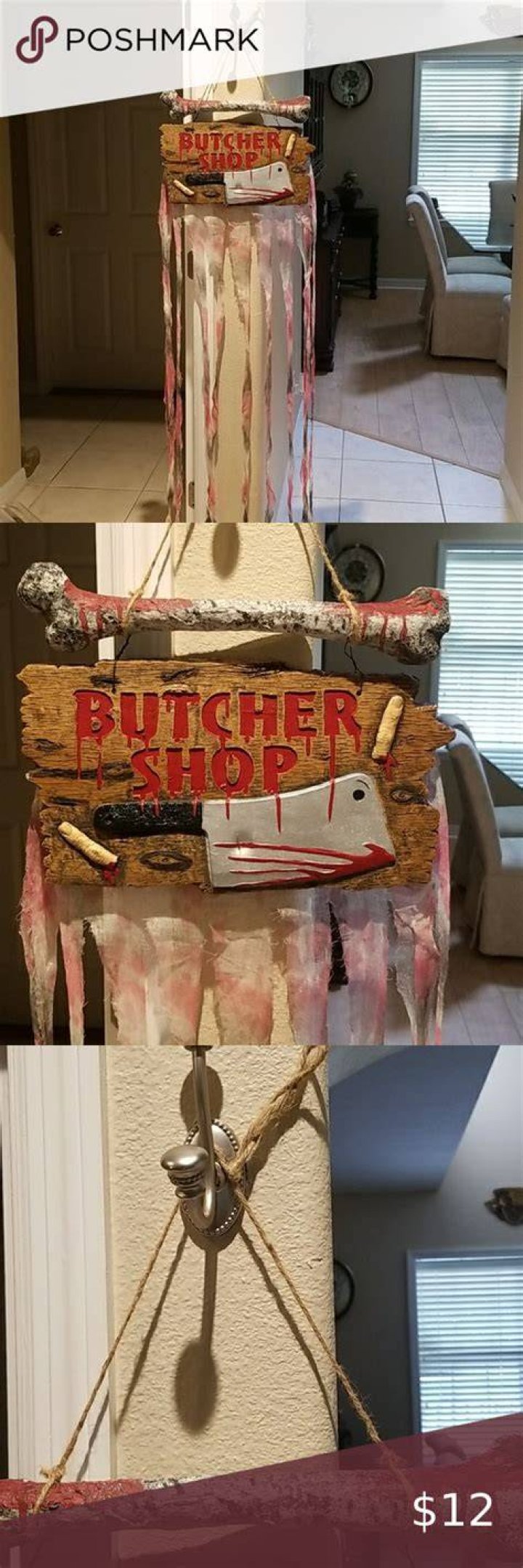 Halloween Butcher Shop Hanging Door Decor in 2021 Door decorations