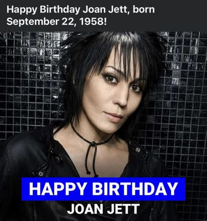 Happy Birthday Joan Jett Born on September 22, 1958 Rock Scene Magazine