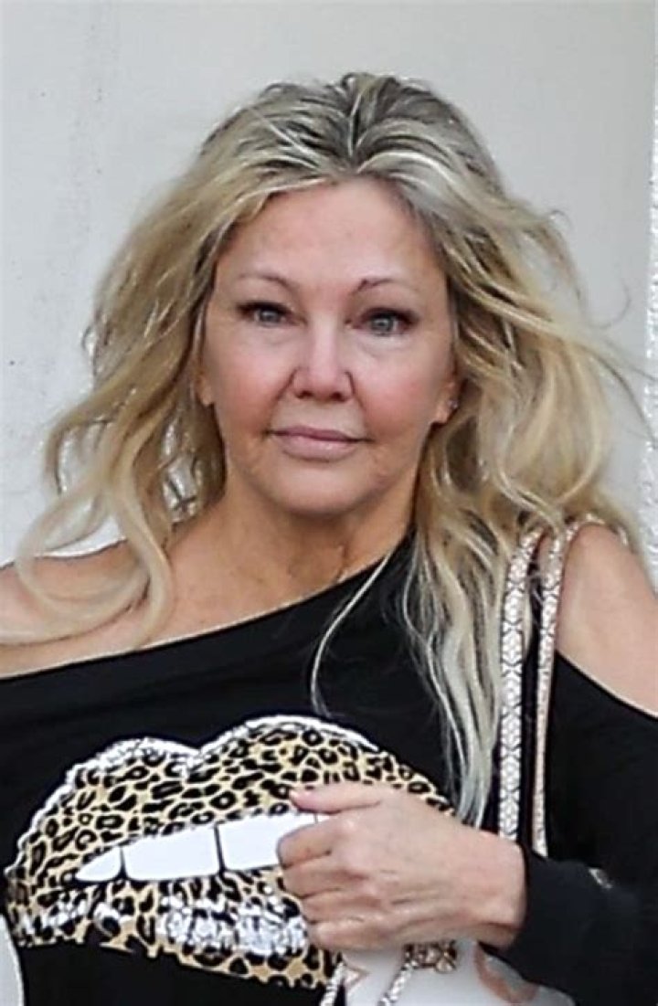 Heather Locklear was seen out and about together with her fiancé Chris Heisser at a farmer's market on Sunday