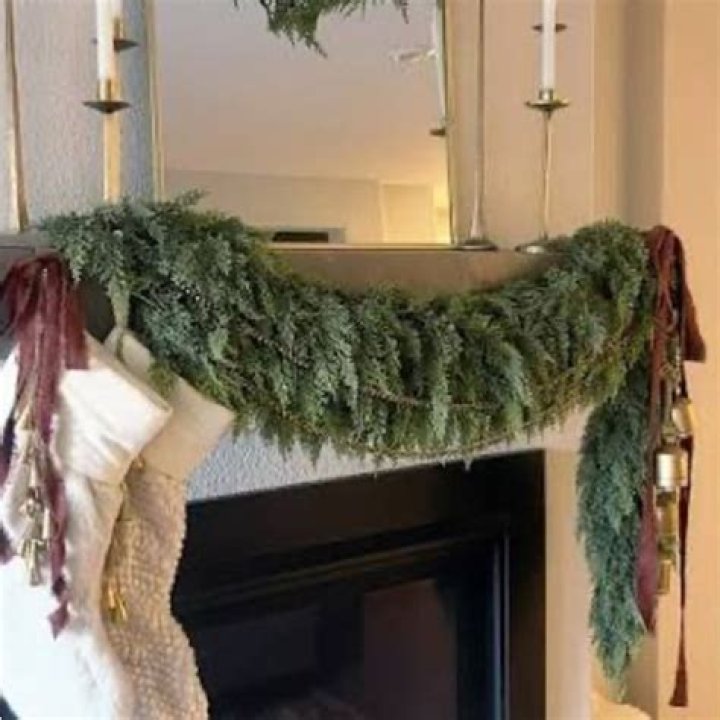 Hobby Lobby Cedar Garland 6 Foot Natural TikTok Viral Christmas Garland
