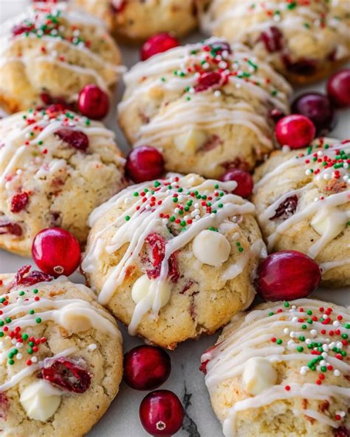Holiday White Chocolate Cranberry Cookies Kroll's Korner Recipe