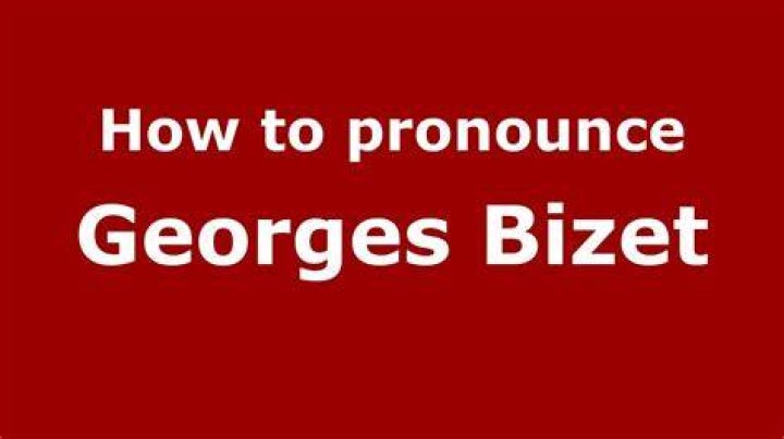 How to pronounce bizet