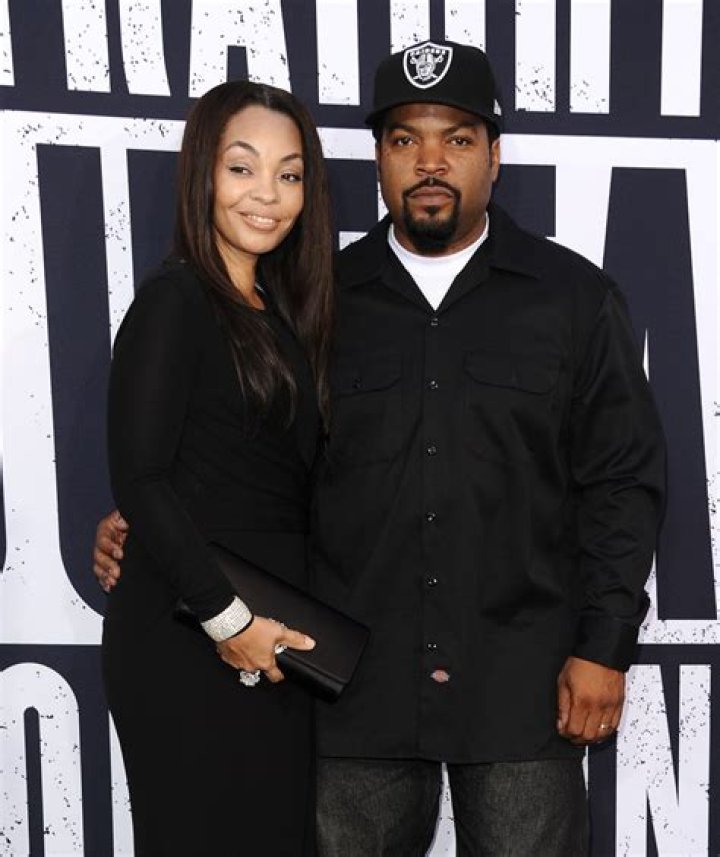 Ice Cube and Kimberly Woodruff Circa 1992. Credit Ralph Dominguez