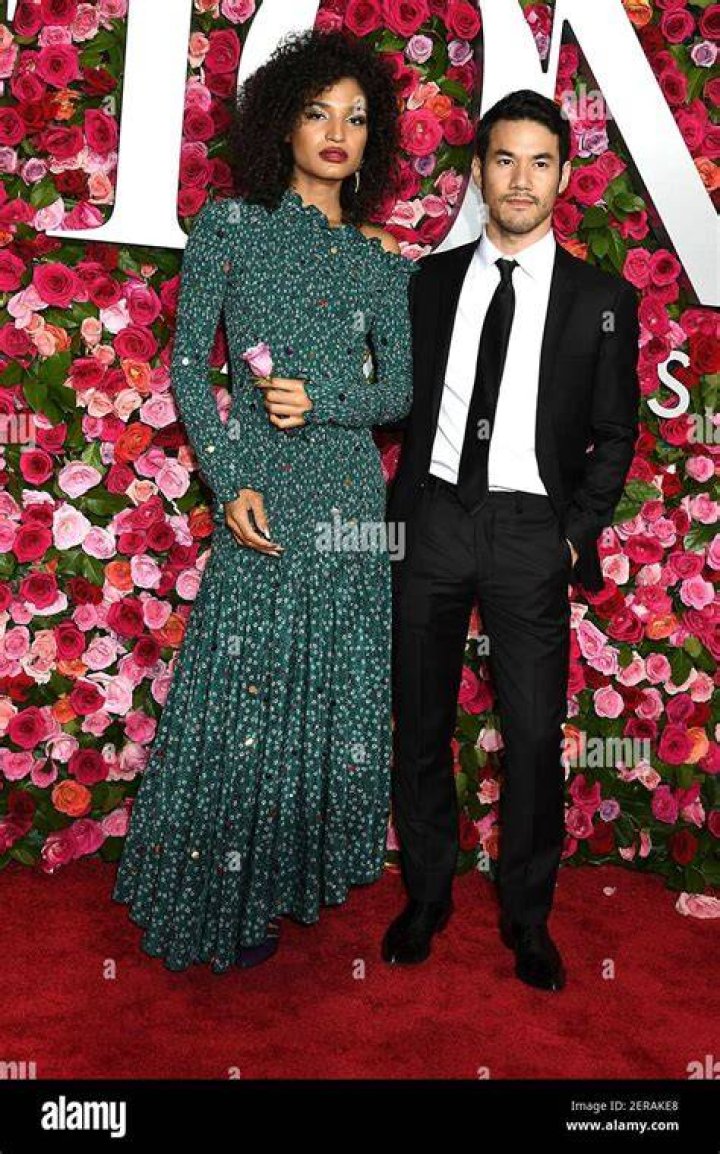Indya Moore and Joseph Altuzarra at the 2018 Tony Awards Editorial